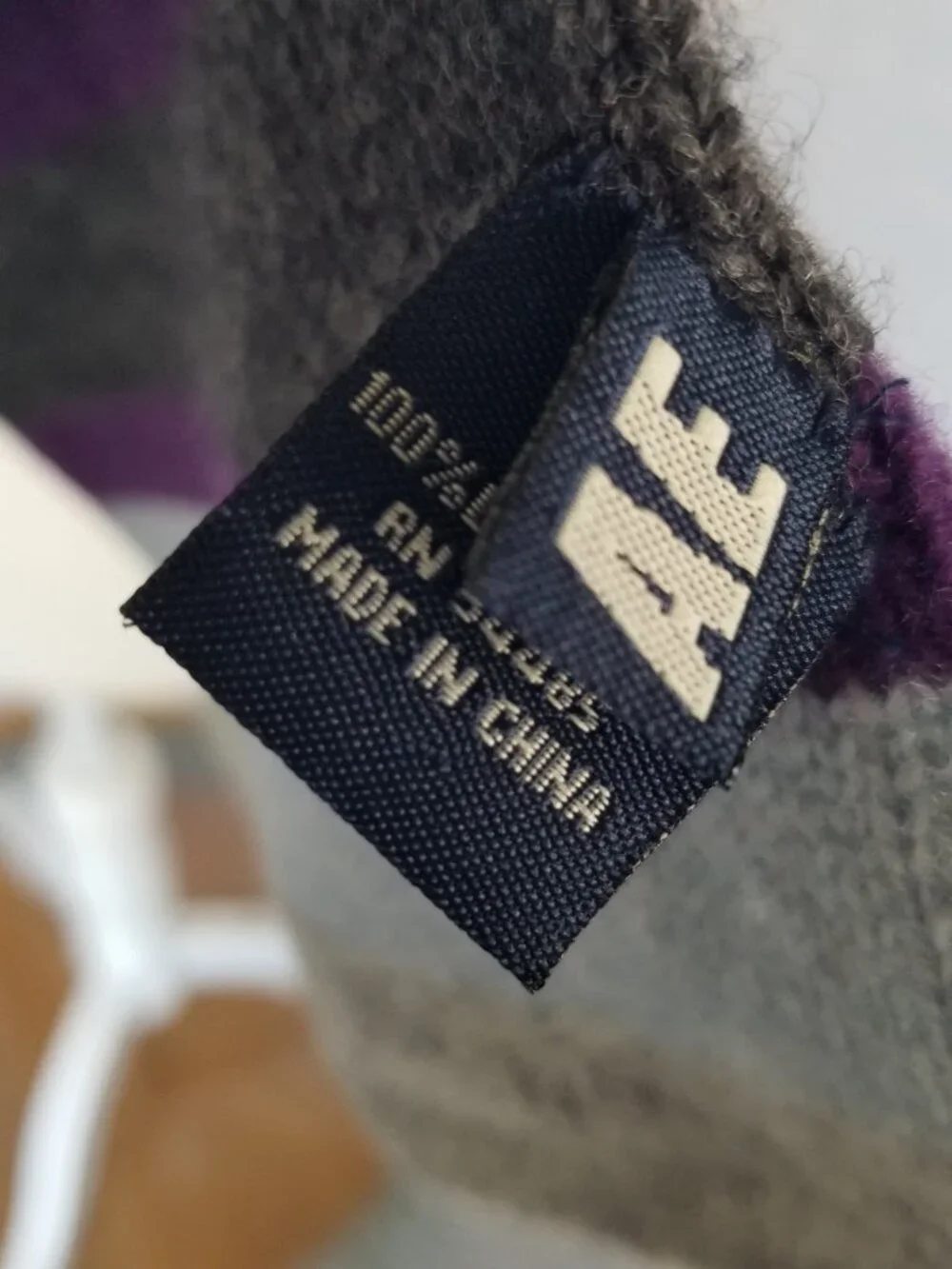 Men's Lambswool Winter Scarf American Eagle Rectangular 55